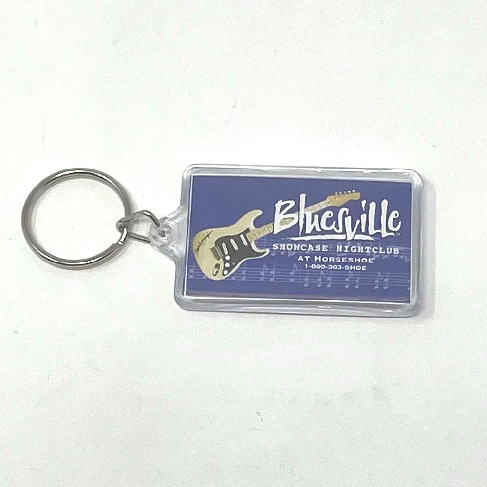 Horseshoe Casino Tunica Bluesville Showcase Nightclub Travel Souvenir Keychain